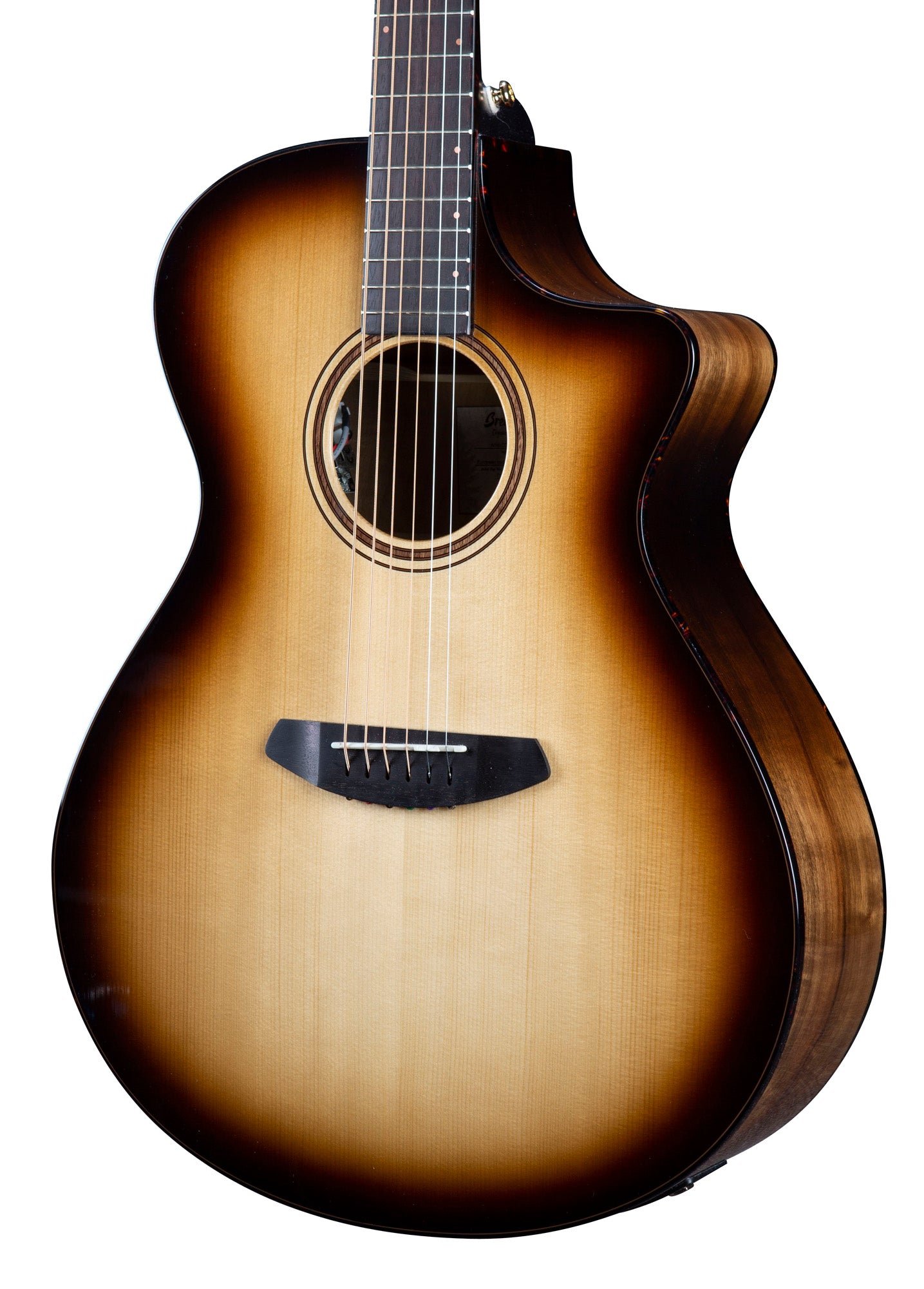 ARTISTA PRO CONCERTO BURNT AMBER CE, pan coupé, table épicéa massif, f/e myrtlewood massif, EQ Fishman Flex Plus-T, étui