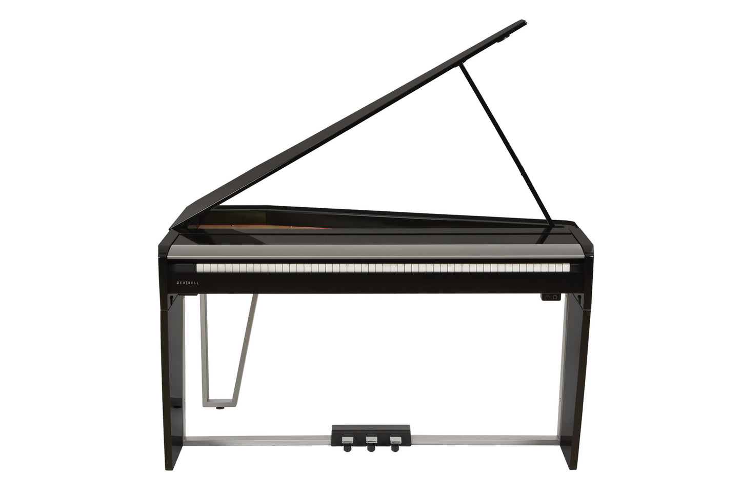 Piano numérique à queue Dexibell Vivo H10MGBKP | 88 notes, toucher lourd hybride
