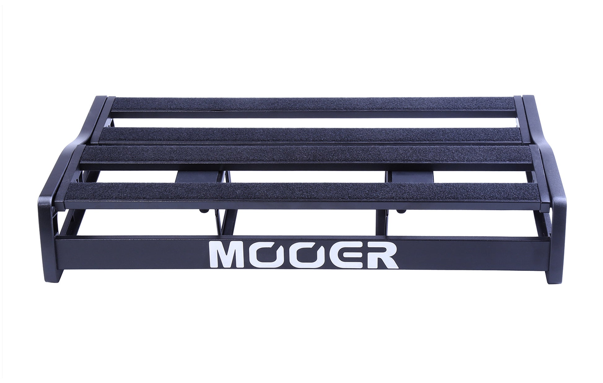 Pedalboard TF-20S, structure en aluminium à deux niveaux réglables, dimensions: 60 x 28.5 x 8.6 cm, noir