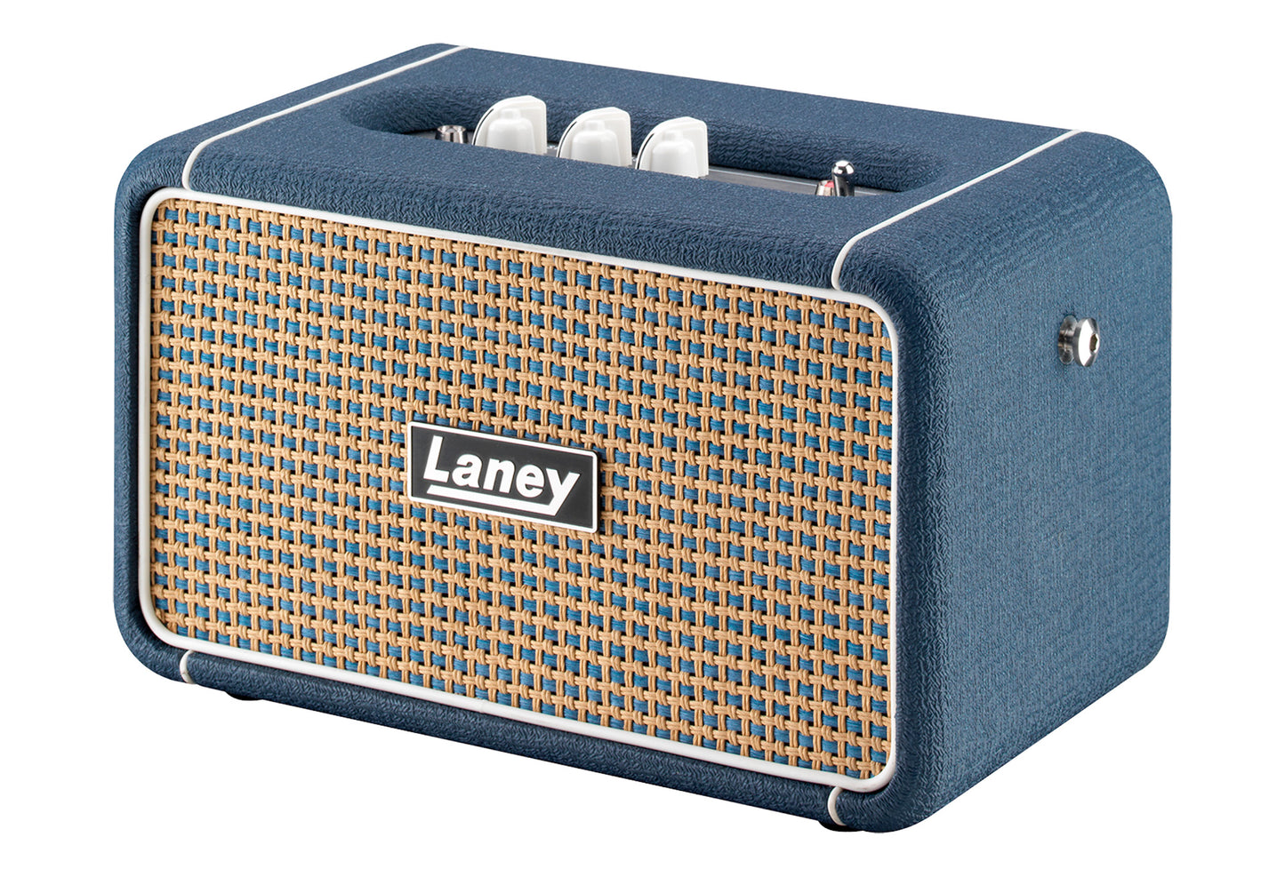 Enceinte amplifiée stéréo SOUND SYSTEM F67, look Lionheart, Bluetooth 4.1, 1 x 4" double bobine, 2 tweeters à dôme 0.8", bleu