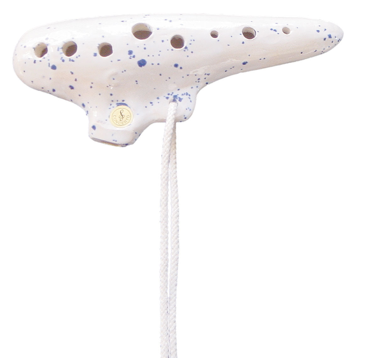 Ocarina Concerto en Do, avec cordelette et housse, céramique