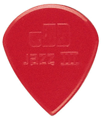 JAZZ III XL, sachet de 24 médiators nylon, rouge
