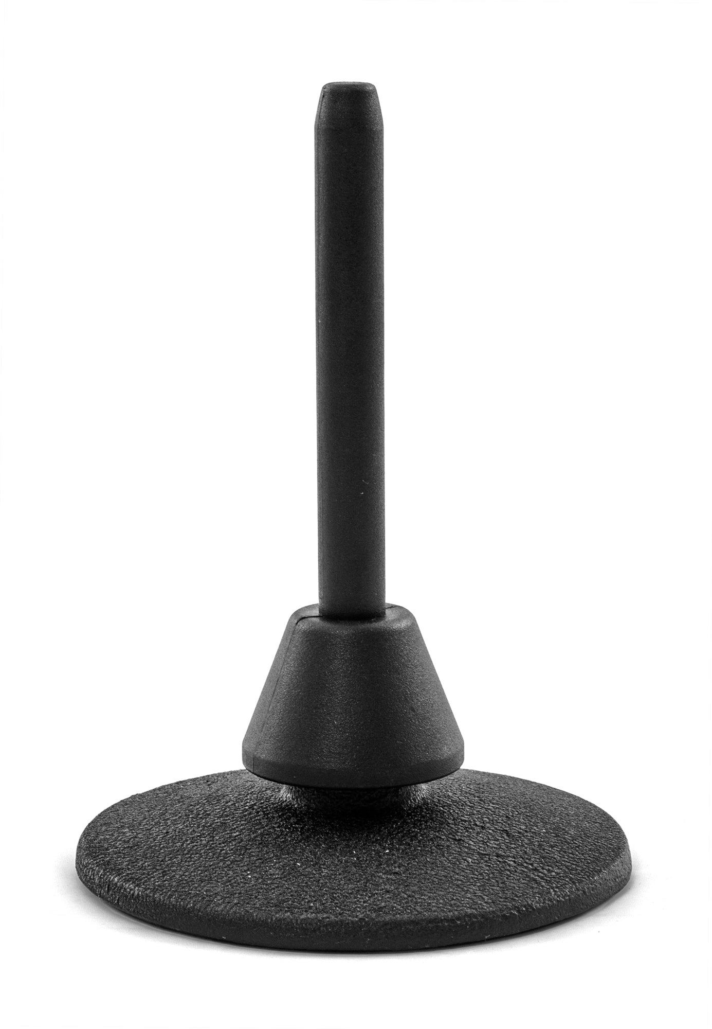 SUPPORT FLUTE OU CLARINETTE, EMBASE RONDE, NOIR