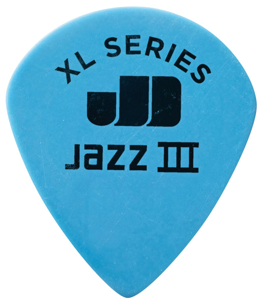 Sachet de 12 médiators Tortex Jazz III XL 1.0 mm (bleu)