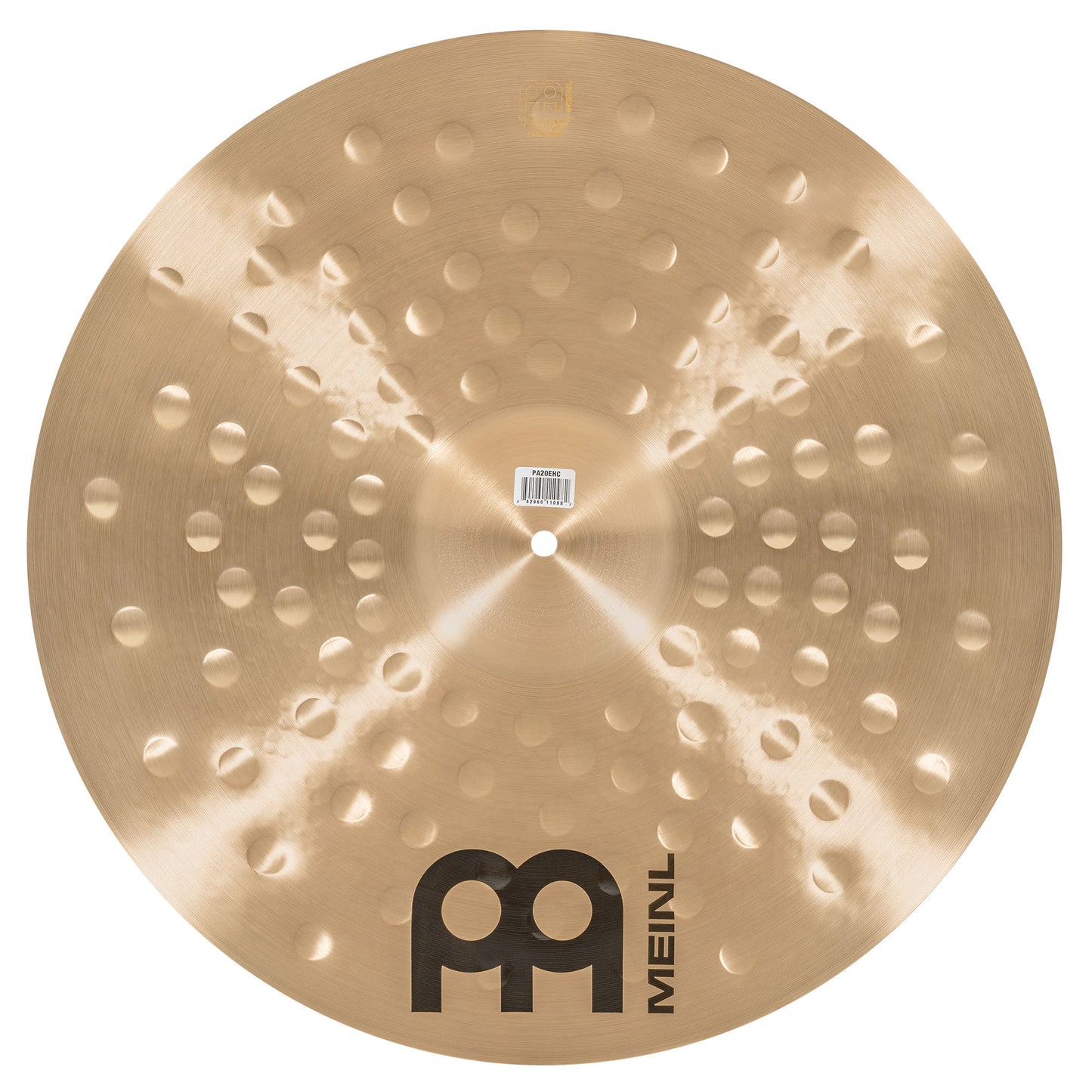 Crash 20" Extra Hammered Meinl Pure Alloy fini traditional martelé