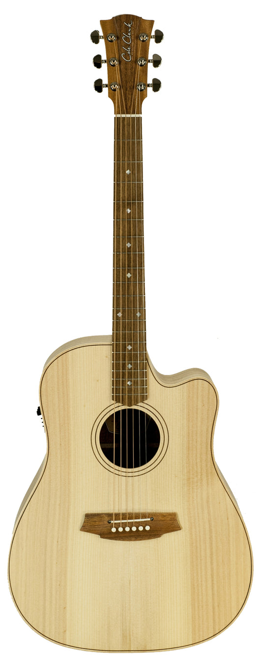 Fat Lady 2, Dreadnought pan coupé, EQ 3 voix PG3, table bunya massif, f/e blackwood massif, étui tweed