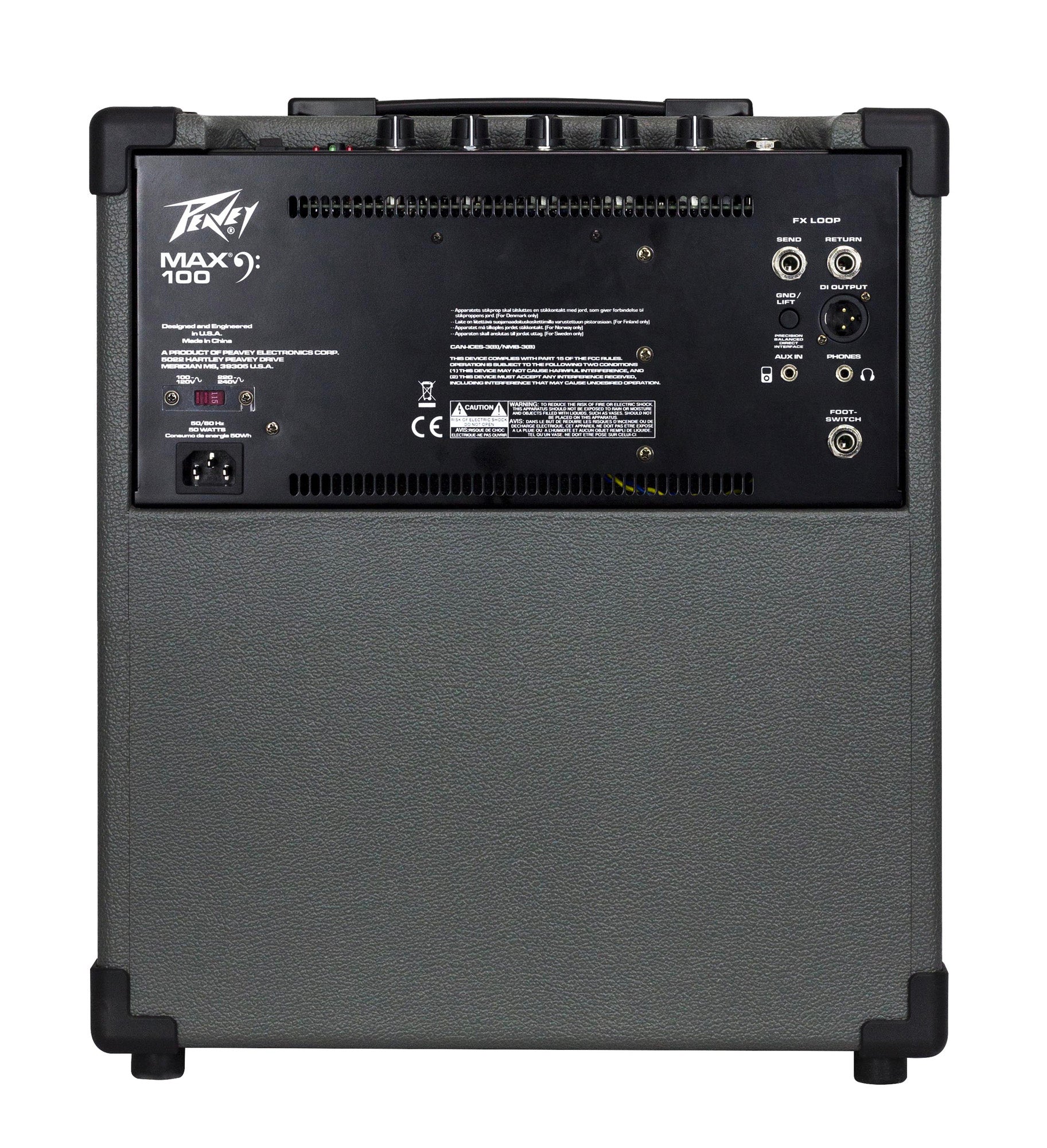 Ampli basse électrique 60W , HP 1x 10" Premium, 1 contrôle de Volume, 1 contrôle de Gain, EQ 3 bandes, finition noir