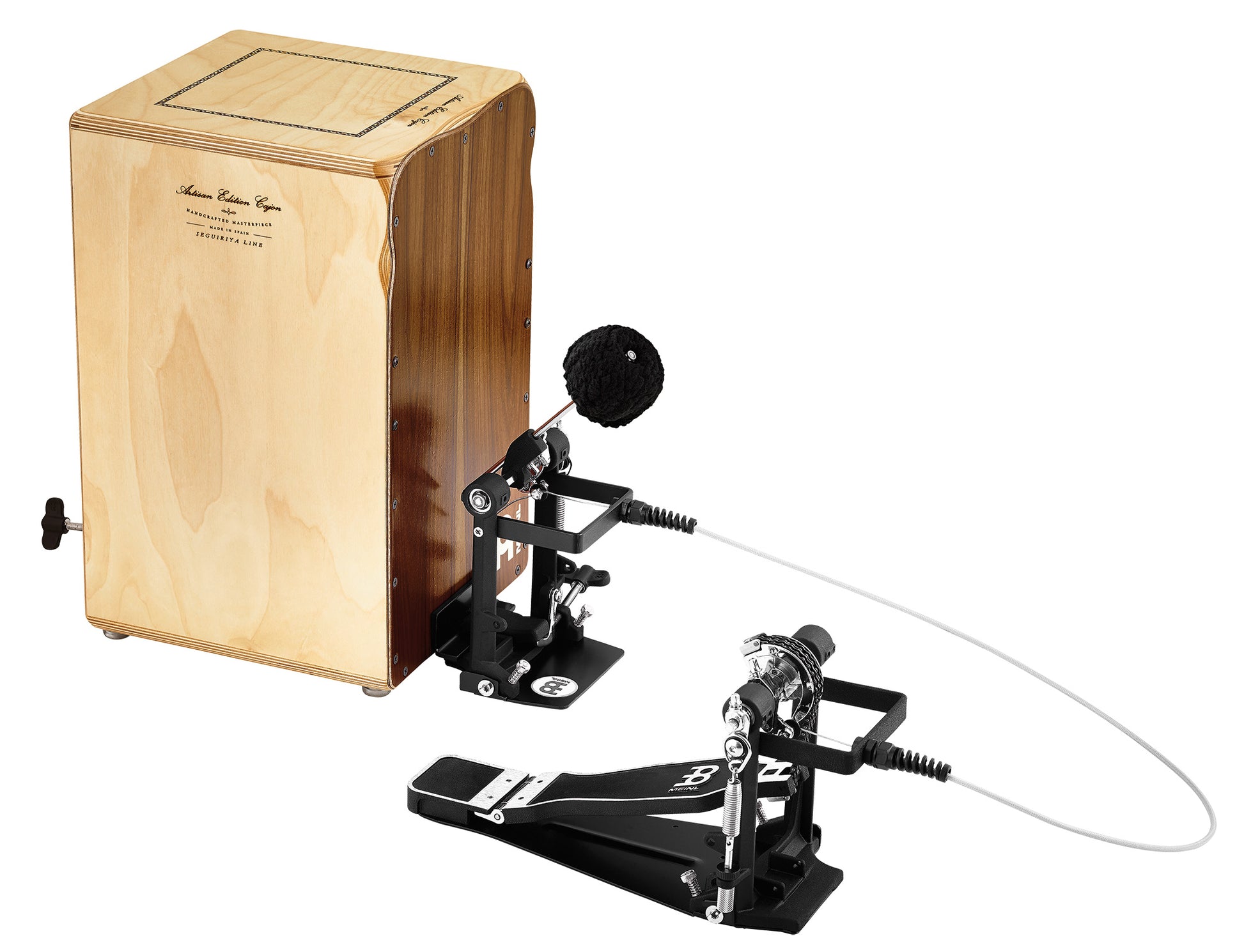 La batte MEINL"Black Sheep", fourrure synthétique, noir