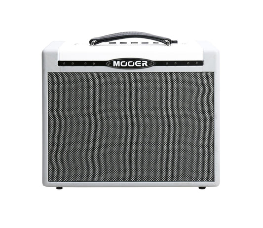 Ampli SD30, 30W, HP 8", 25 modélisations d'amplis, ampli de puissance Class A/B, 28 pédales d'effet intégrées, blanc