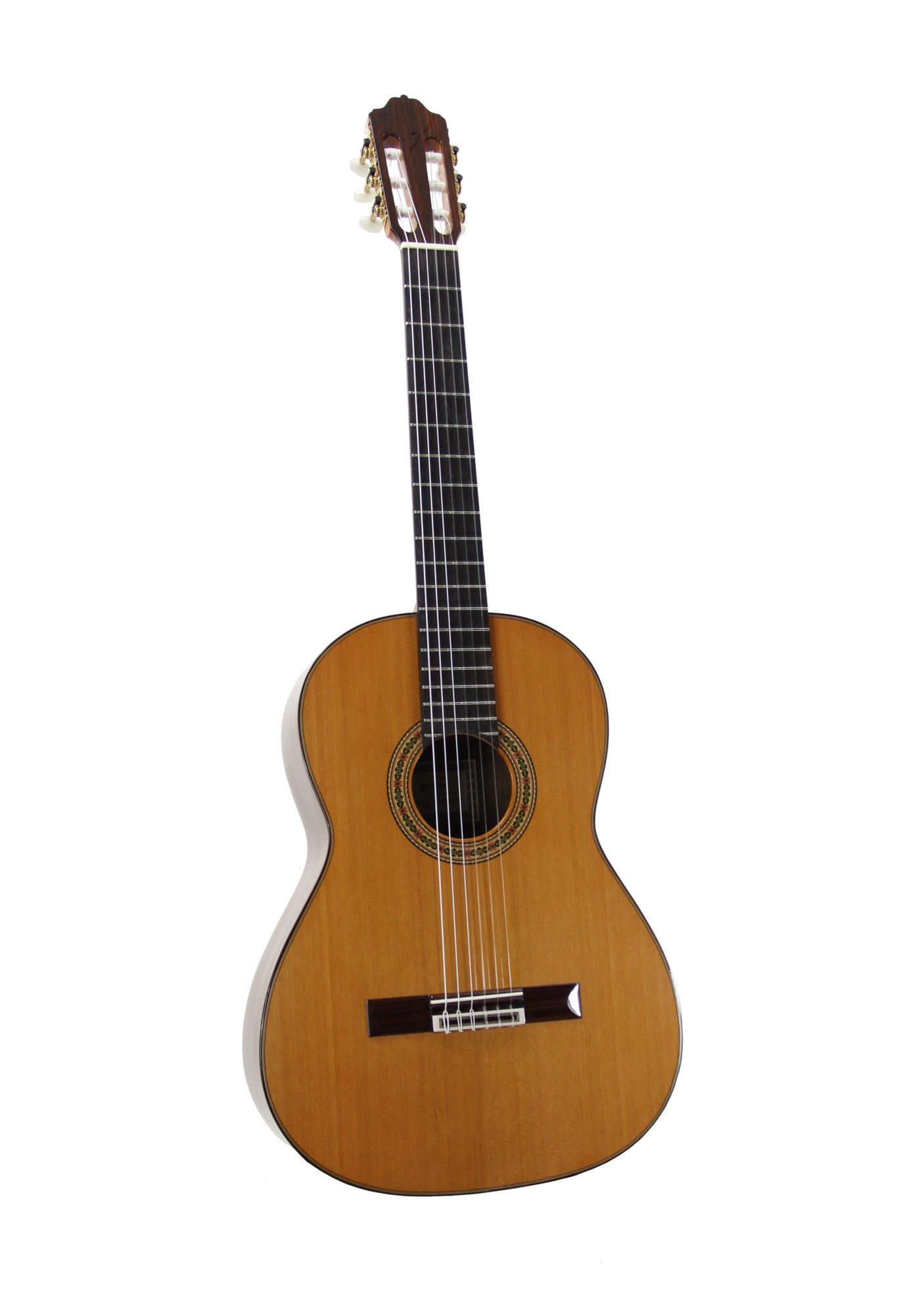 7SM, table épicéa massif, fond & éclisses mongoy massif, touche palissandre, soft case