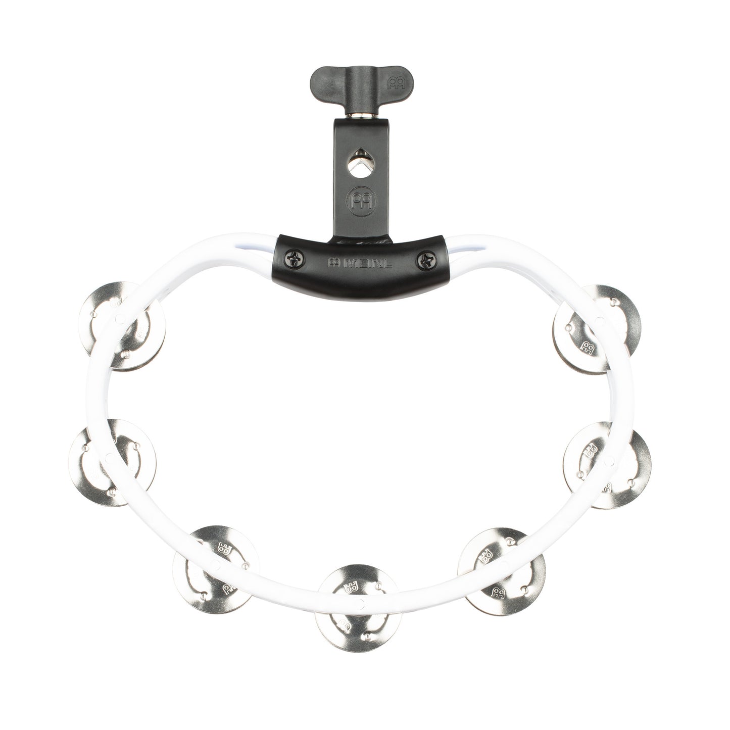 TAMBOURIN MEINL ABS DEMI-LUNE BLANC