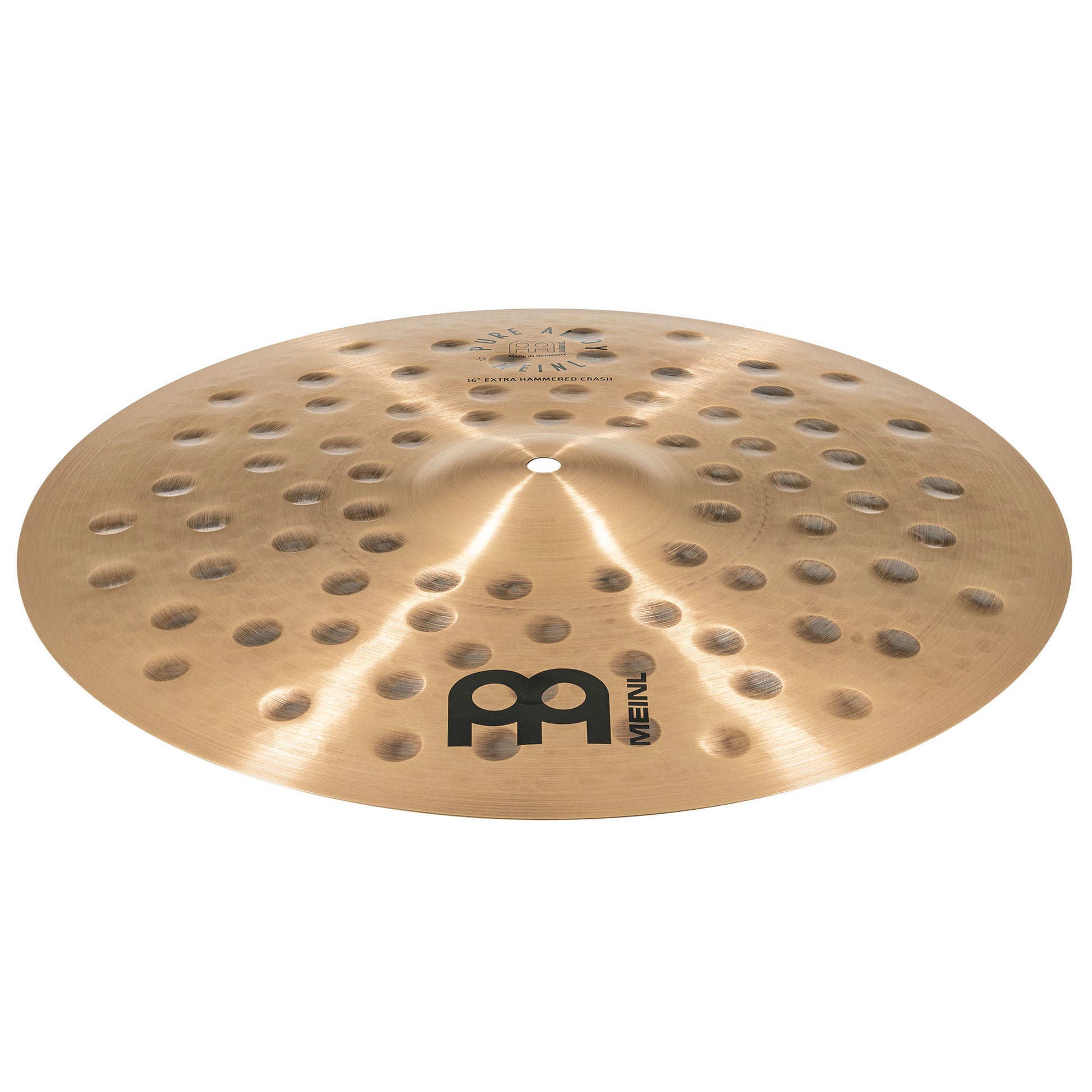 Crash 16" Extra Hammered Meinl Pure Alloy fini traditional martelé