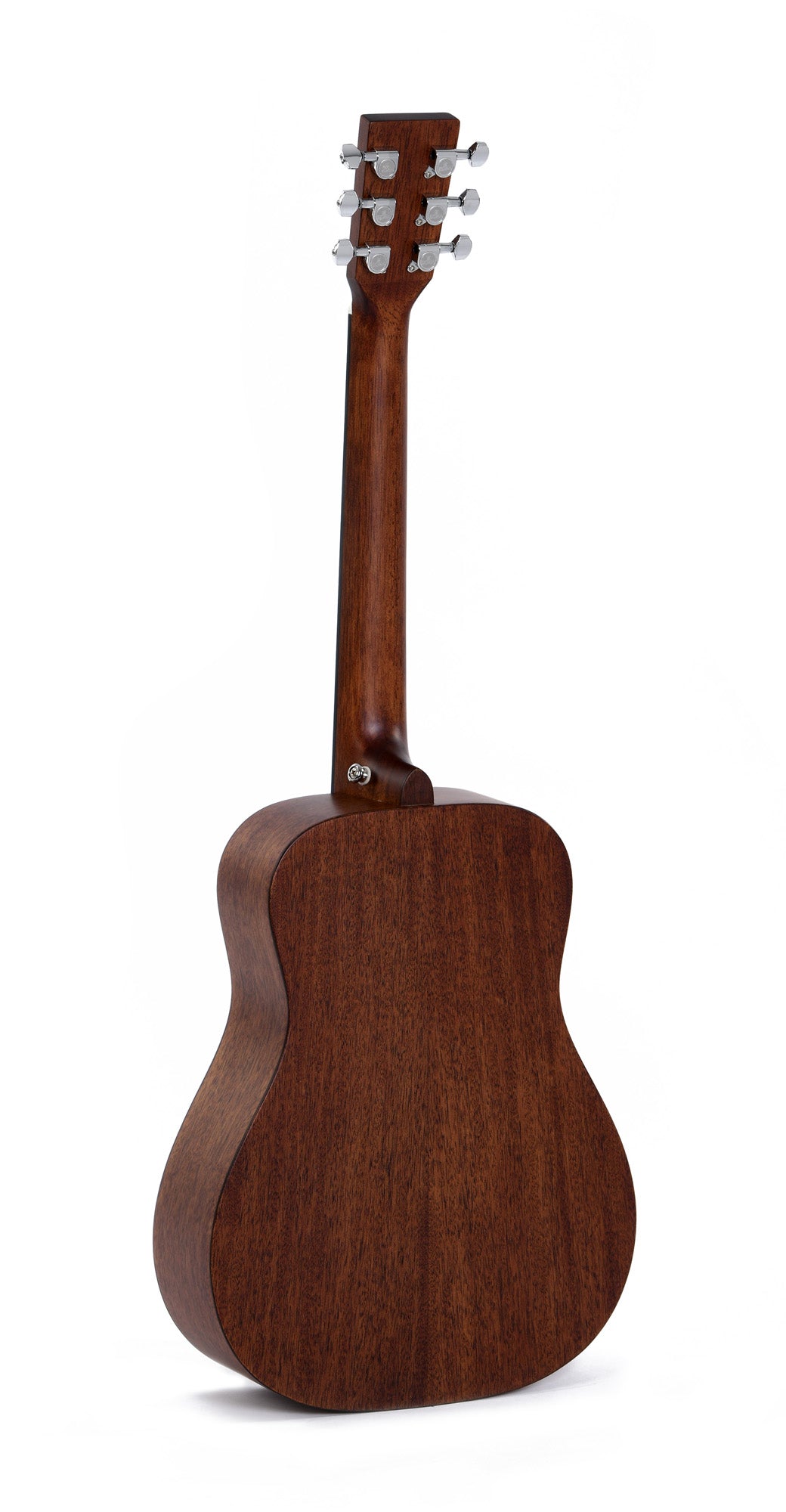 Modèle TM-15, guitare de voyage, table acajou massif, f/e acajou, touche micarta, housse, naturel