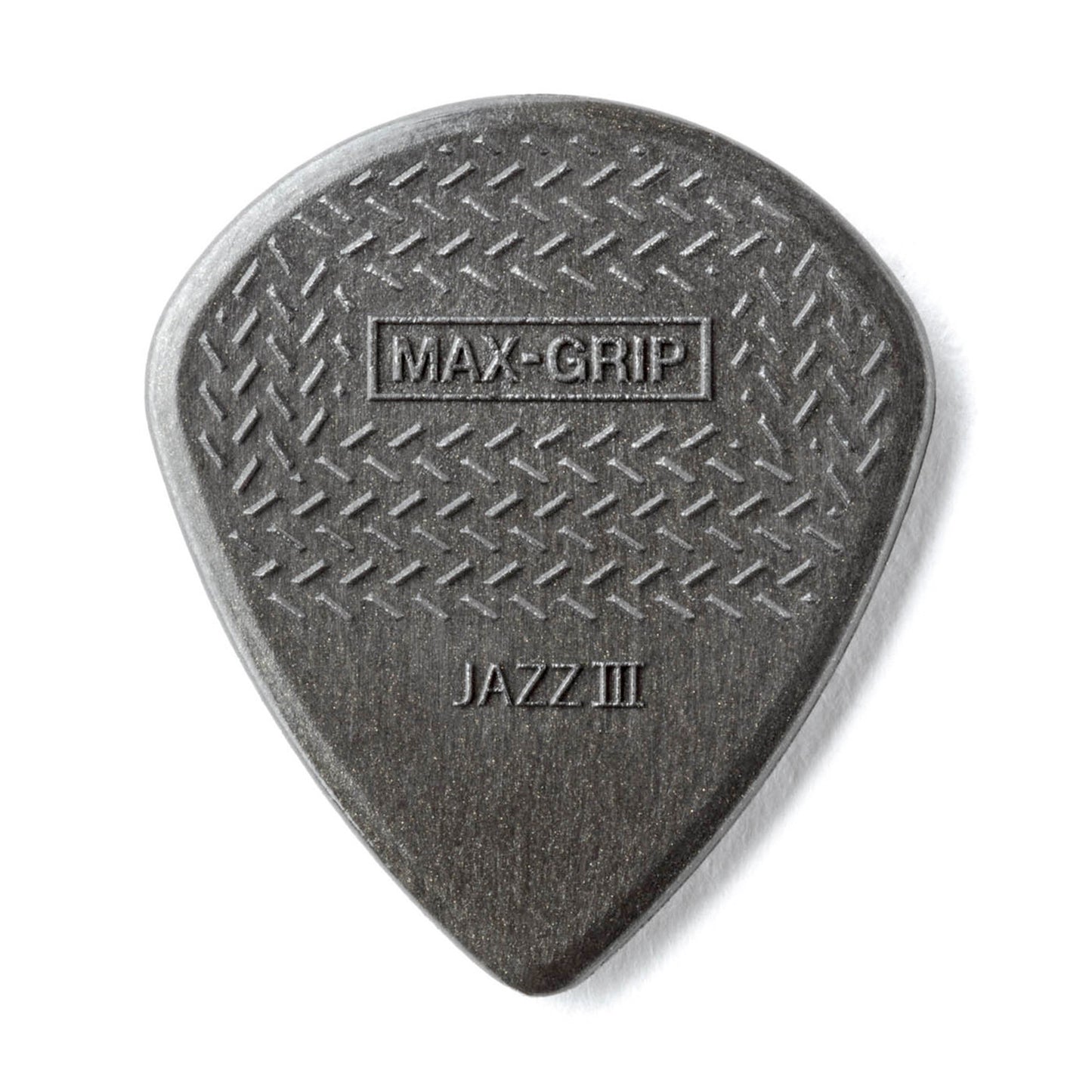 Sachet de 6 médiators Max-Grip Jazz III (gris graphite)
