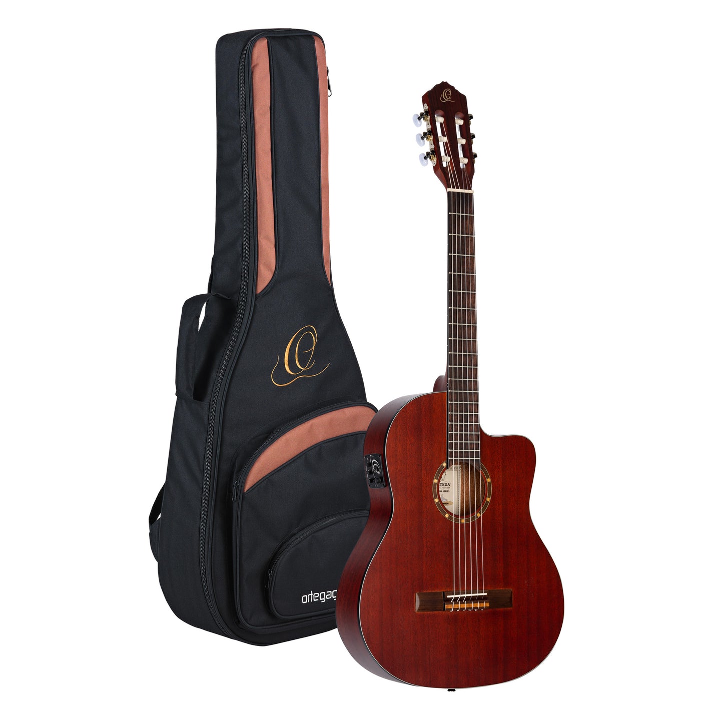 RCE125MMSN, Slim Neck, Thinline, pan coupé, EQ MagusPro, table acajou, f/e acajou, sillet 48 mm, housse, satiné pores ouverts