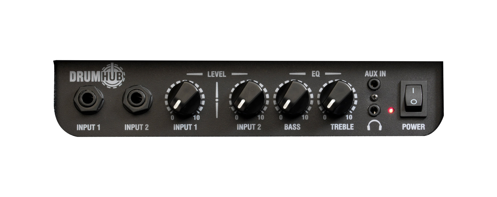 Ampli pour batterie électronique et multipads 40W, HP 8" Custom coaxial + tweeter 2", conception bass reflex, 2 canaux, noir