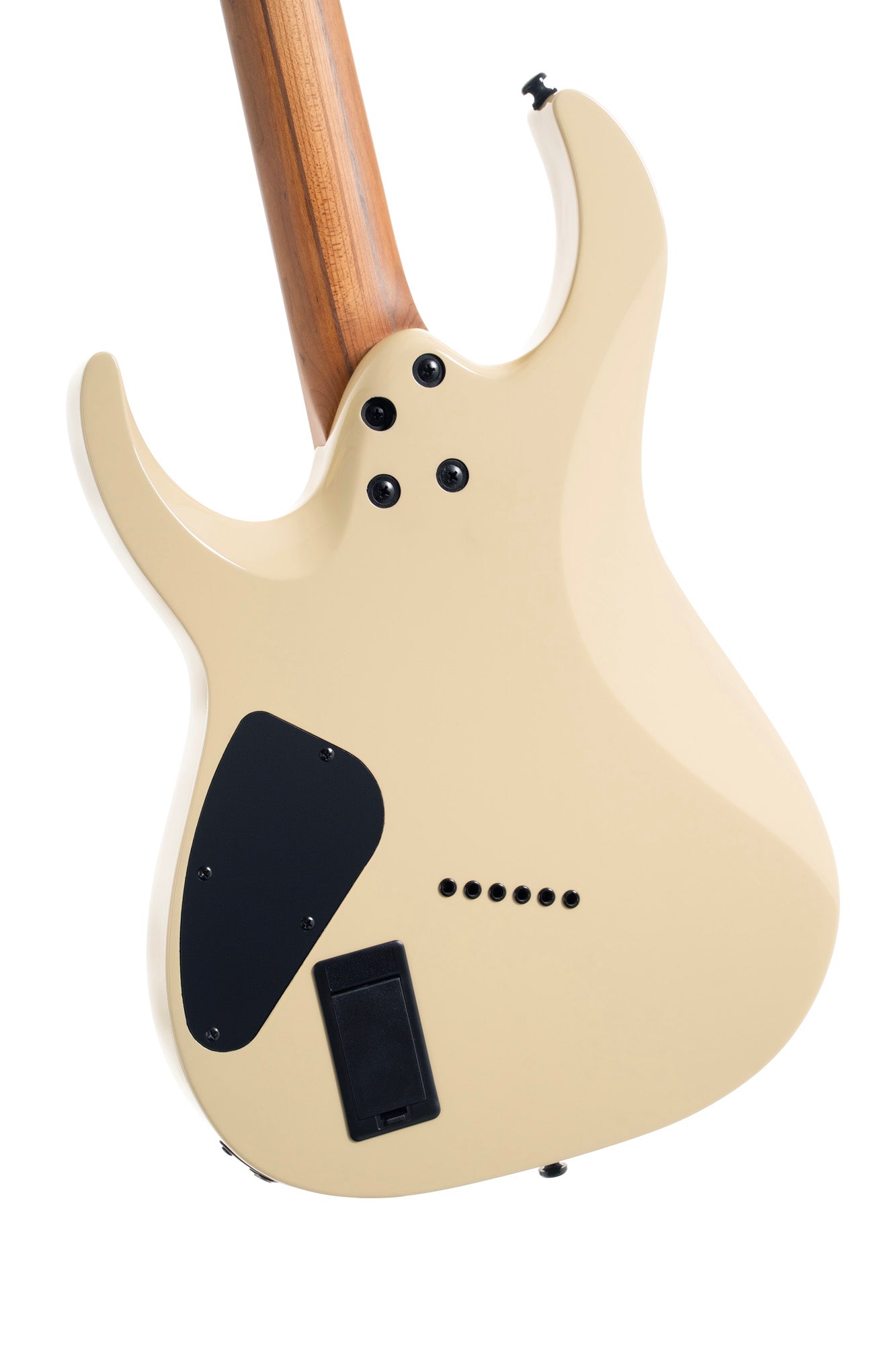 X700 Mutility II, corps tilleul, manche érable torréfié et noyer, touche érable torréfié, micros Fishman Fluence, housse, crème