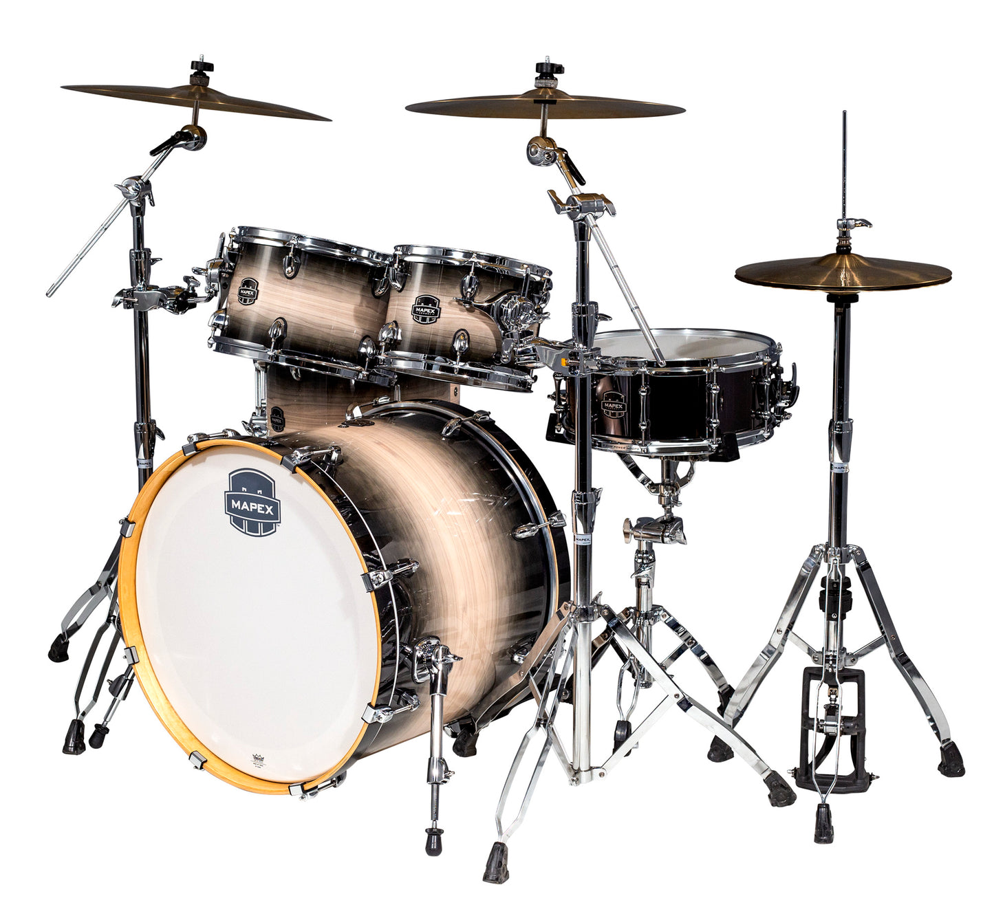 MAPEX ARMORY STUDIO 6 FUTS BLACK BURST. Série limitée
