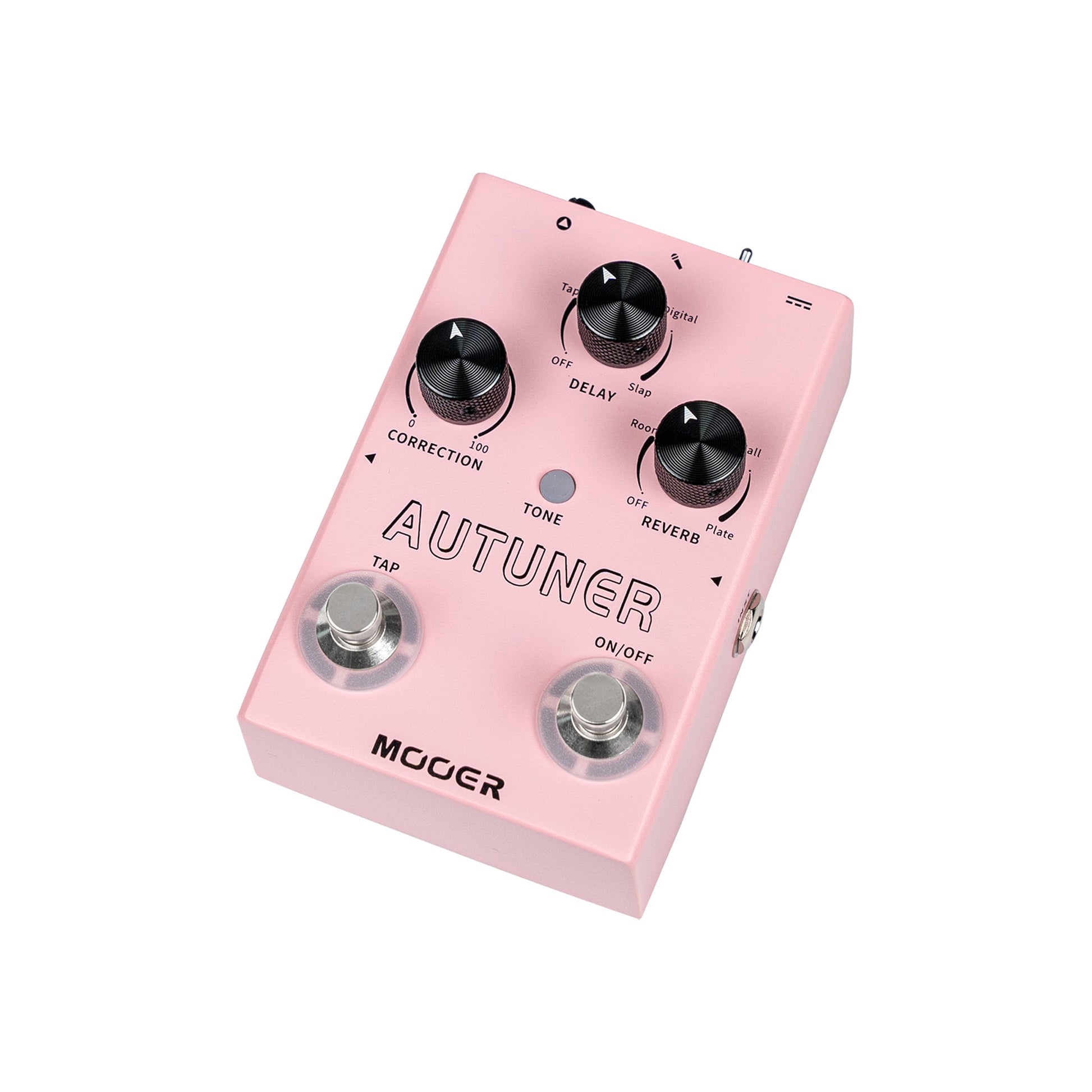 Pédale AUTUNER, processeur vocal MVP1, mode synthétiseur, boîtier métal, rose