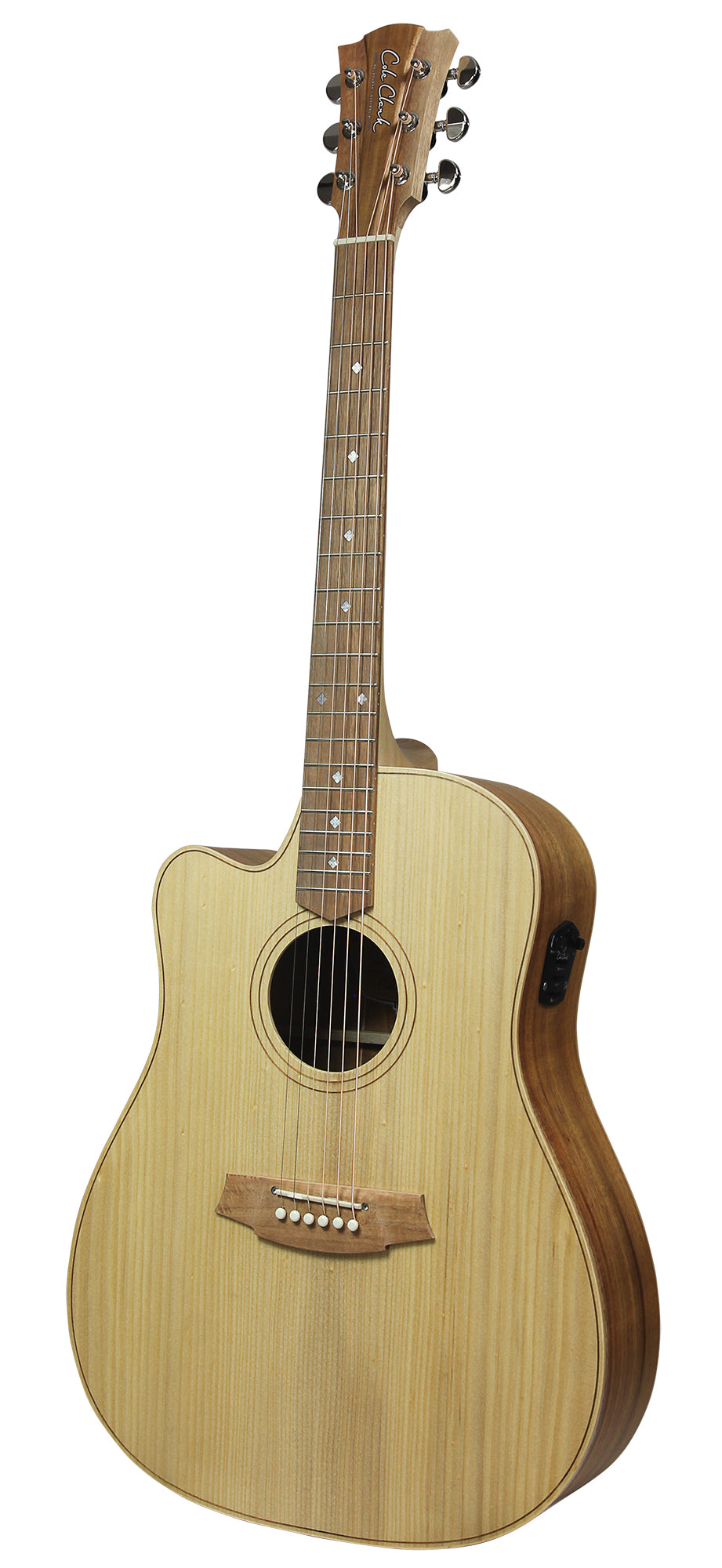 Fat Lady 2, Dreadnought pan coupé, EQ 3 voix PG3, table bunya massif, f/e blackwood massif, gaucher, étui tweed