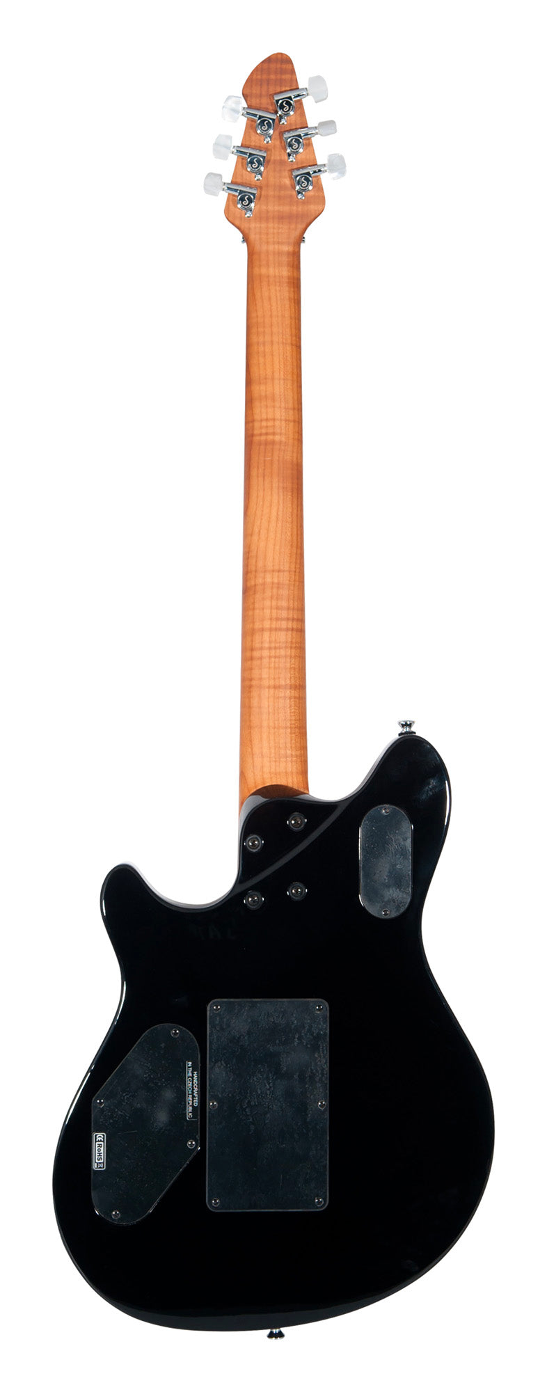 HP2 Poplar Burl, corps tilleul/érable flammé, manche érable flammé, Floyd ss licence, 2 micros Humbucker, finition Trans Black
