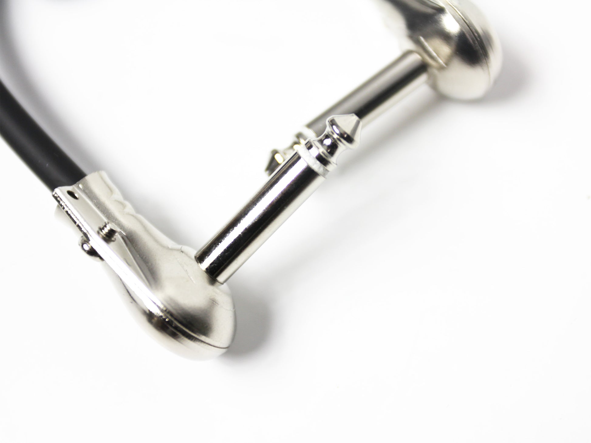 Câble patch Jack mono/Jack mono, 0.20 mètres, noir