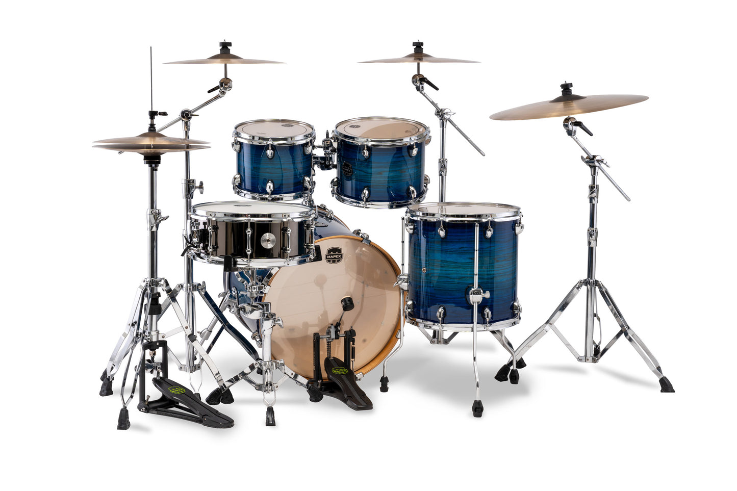 Batterie Mapex Armory fusion 5 fûts, bouleau et érable, sans accessoires, Blue Wave