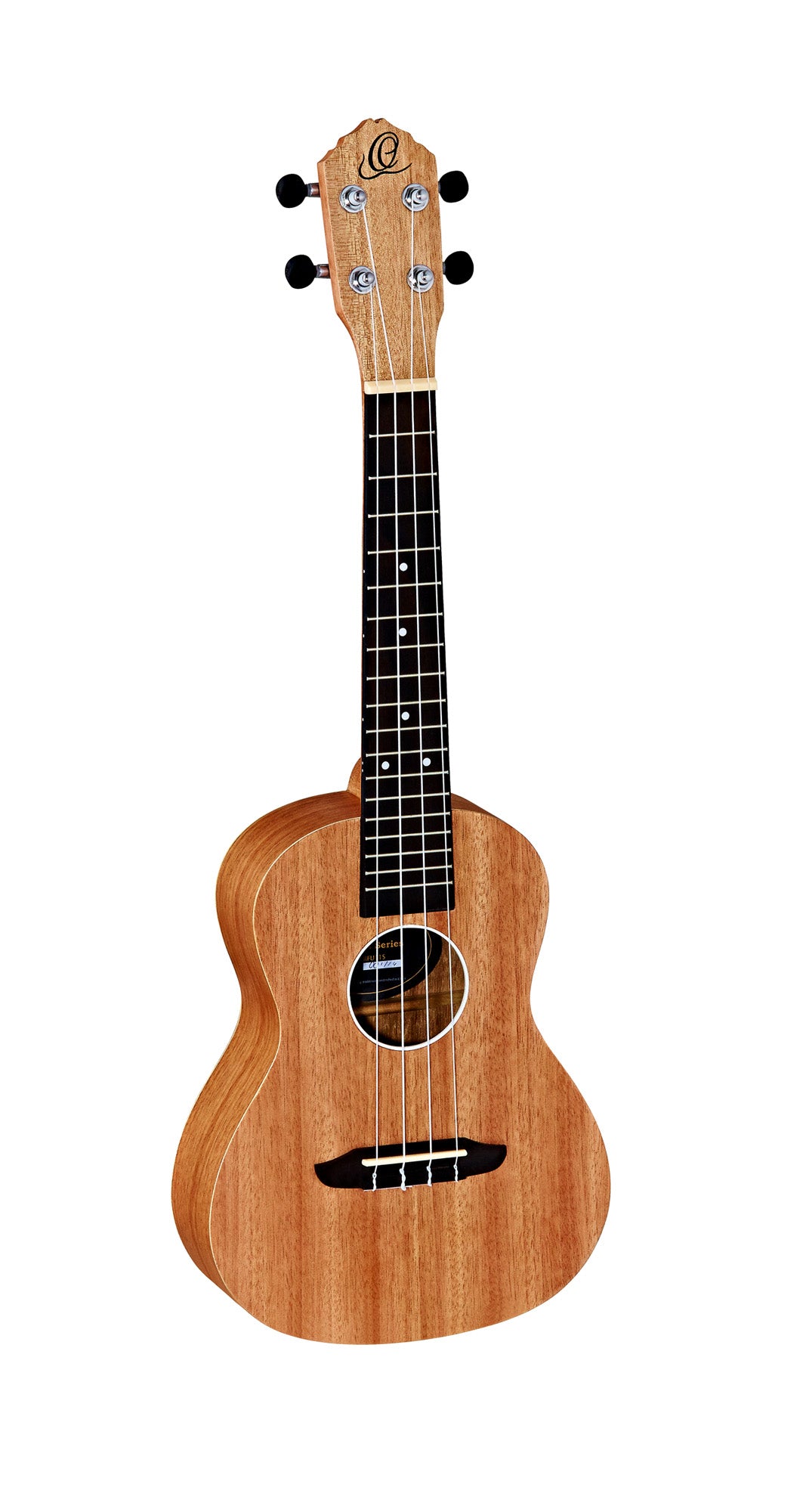 RFU11S, modèle Concert, table sapele, fond & éclisses sapele, manche acajou, housse, naturel satiné