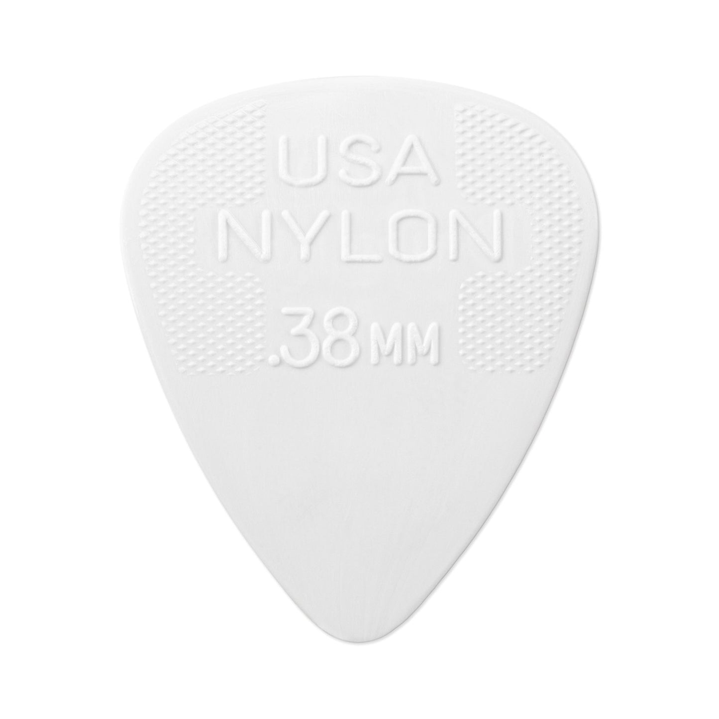 Sachet de 12 médiators Nylon Standard 038 (blanc)