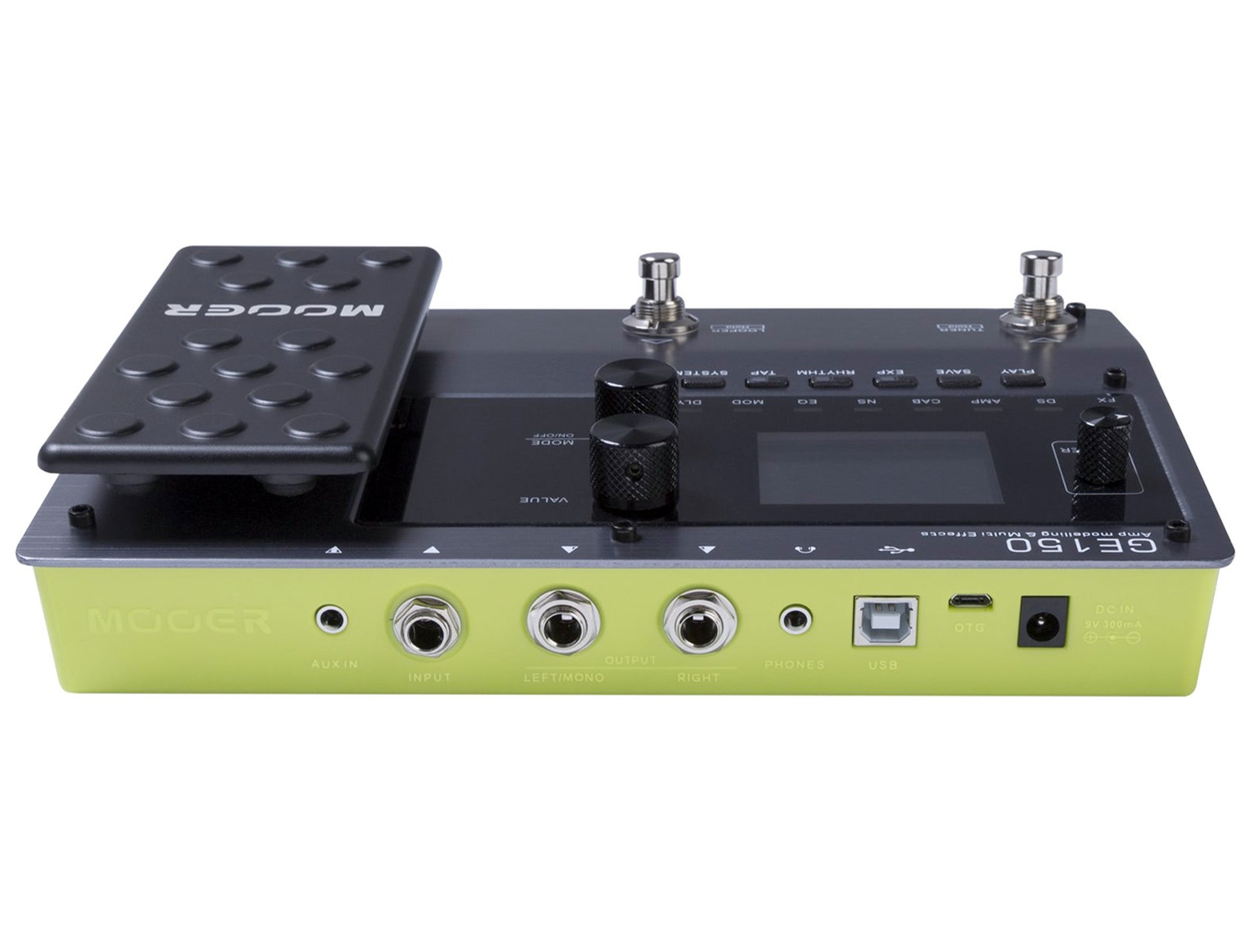 Pédalier multi-effets GE150, 55 simulations d'amplis haute-qualité, 26 simulations de haut-parleurs (IR), gris