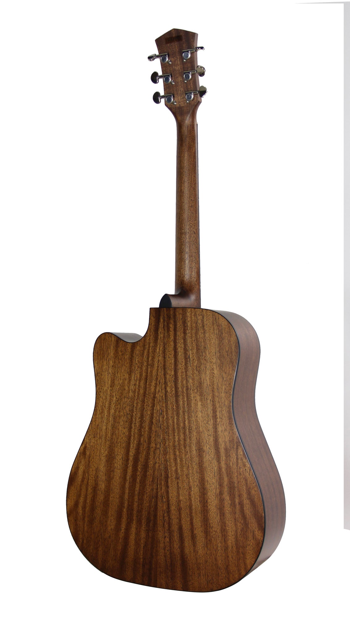 PURE-DCMF, forme Dreadnought pan coupé, table acajour massif, f/e acajou massif, EQ Fishman Sonitone, Naturel Satiné