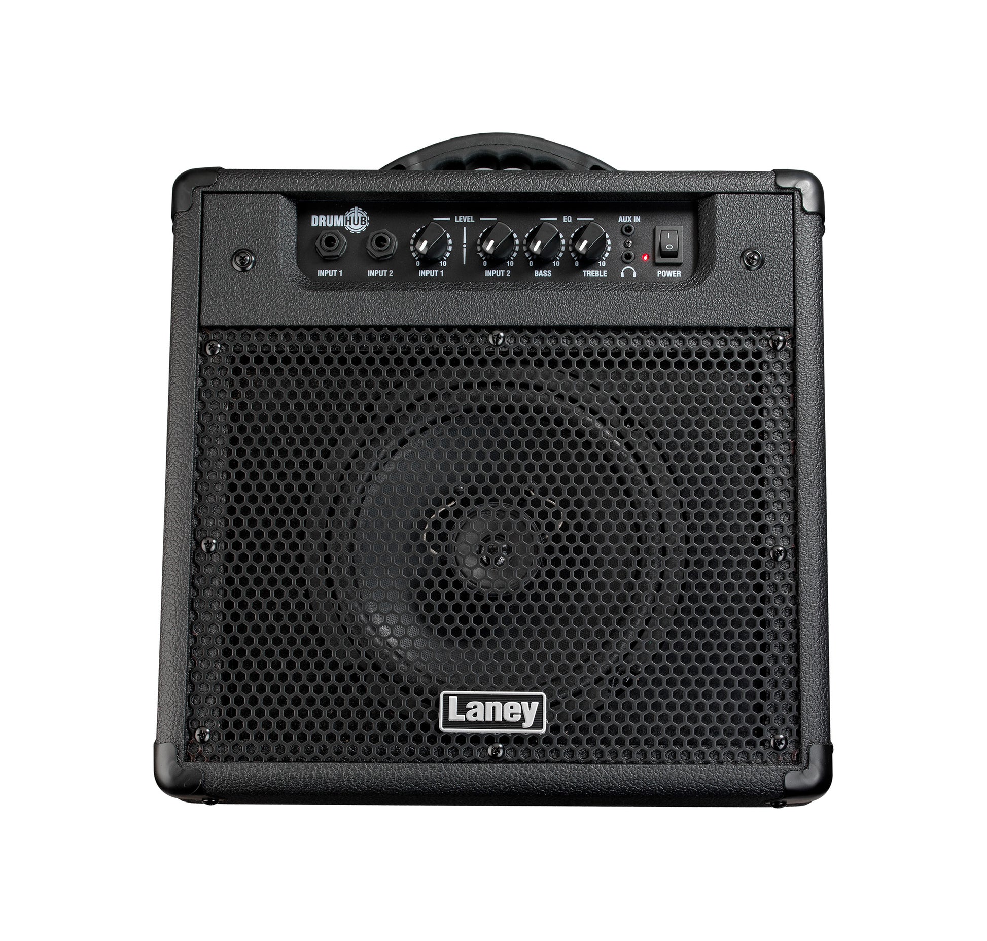 Ampli pour batterie électronique et multipads 40W, HP 8" Custom coaxial + tweeter 2", conception bass reflex, 2 canaux, noir