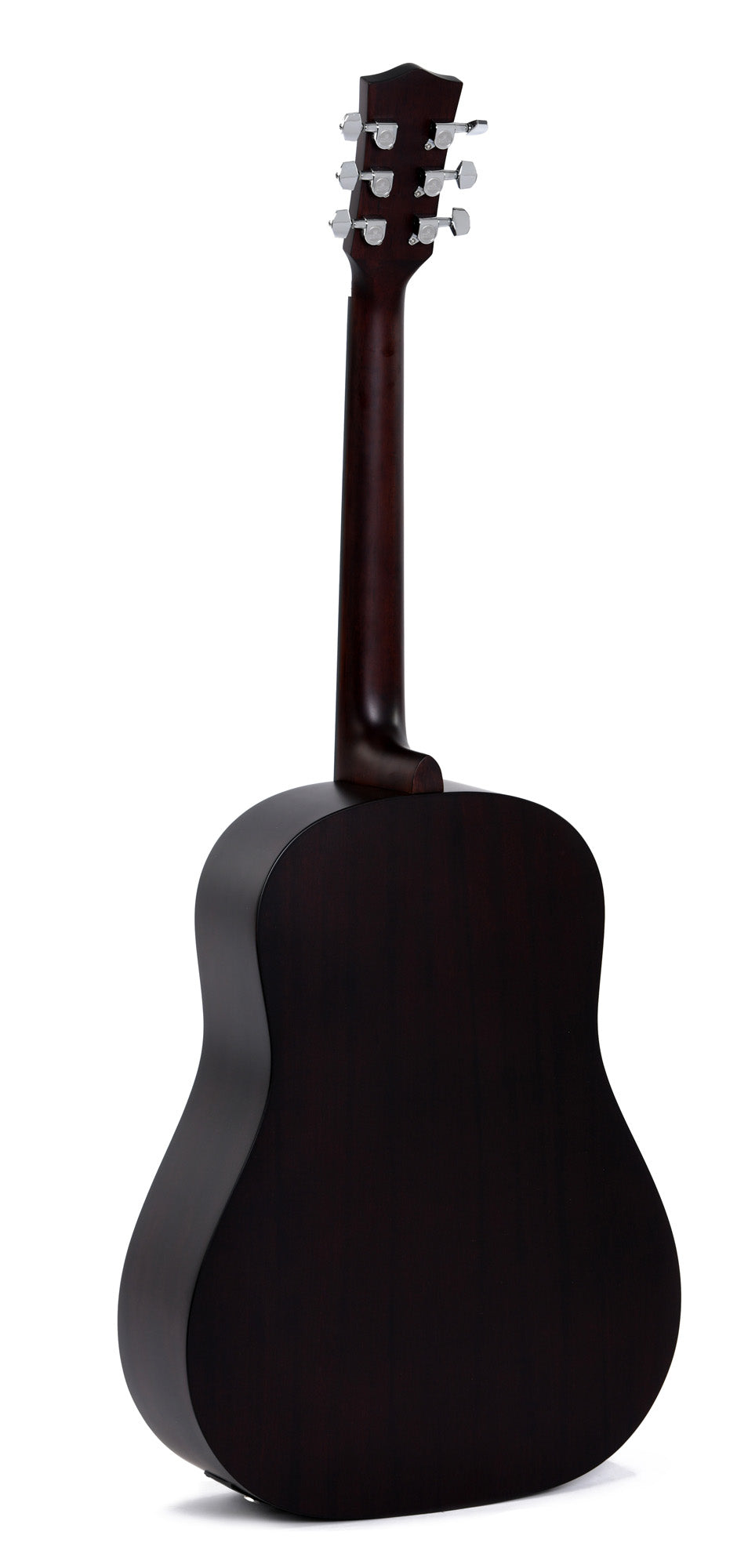 Modèle JM-SGE, Dreadnought Slope Shoulder, table épicéa massif, f/e acajou, EQ Sigma, sunburst satiné