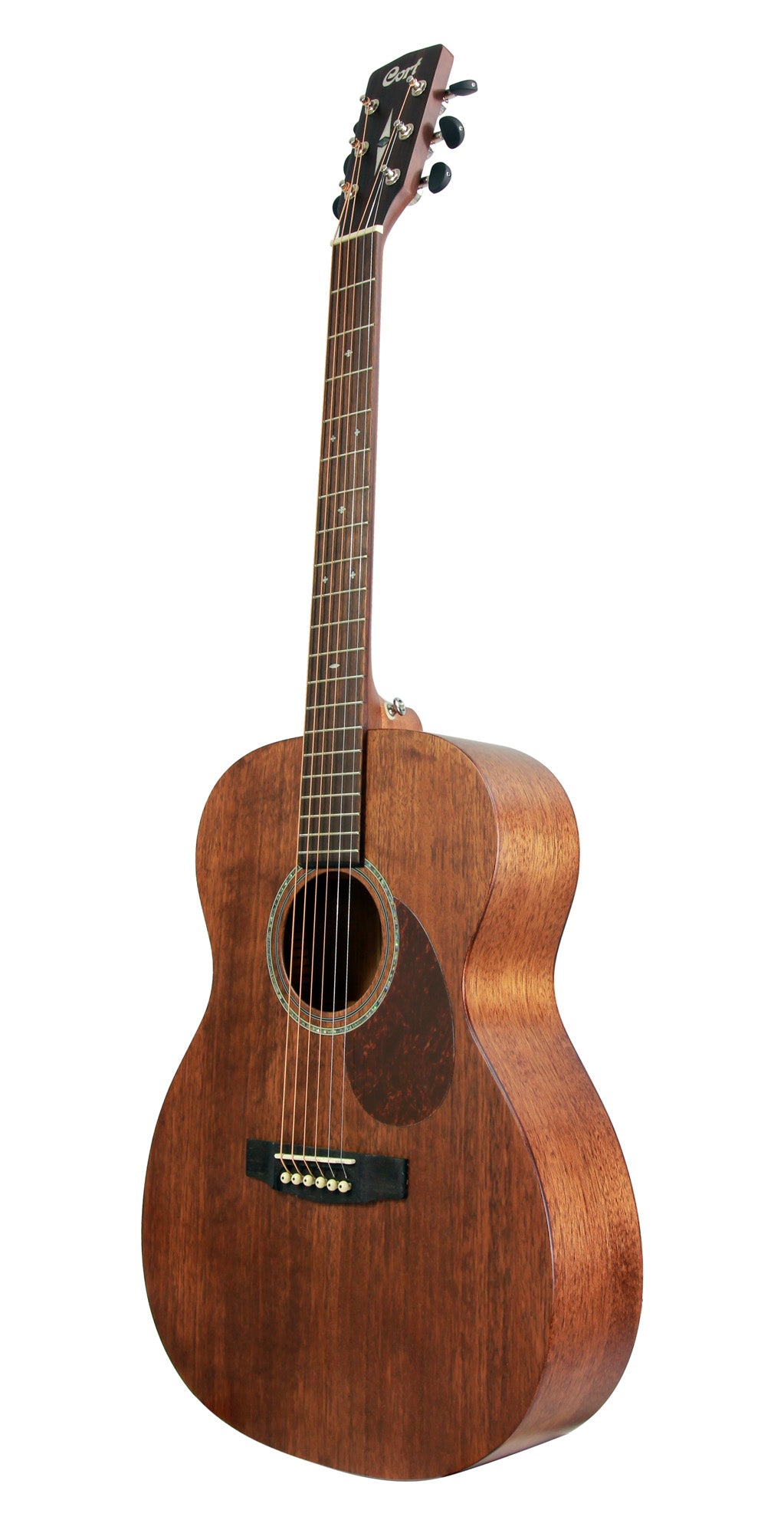 L450O, forme Orchestra Model, table acajou massif, fond acajou massif, éclisses acajou, sillet de tête 45 mm, naturel satiné