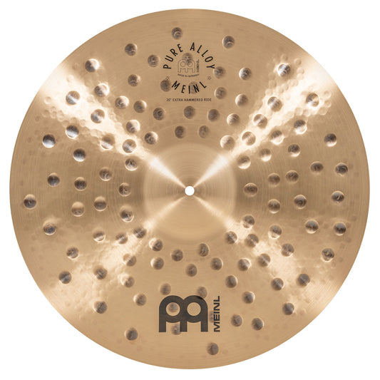 Ride 20" Extra Hammered Meinl Pure Alloy fini traditional martelé