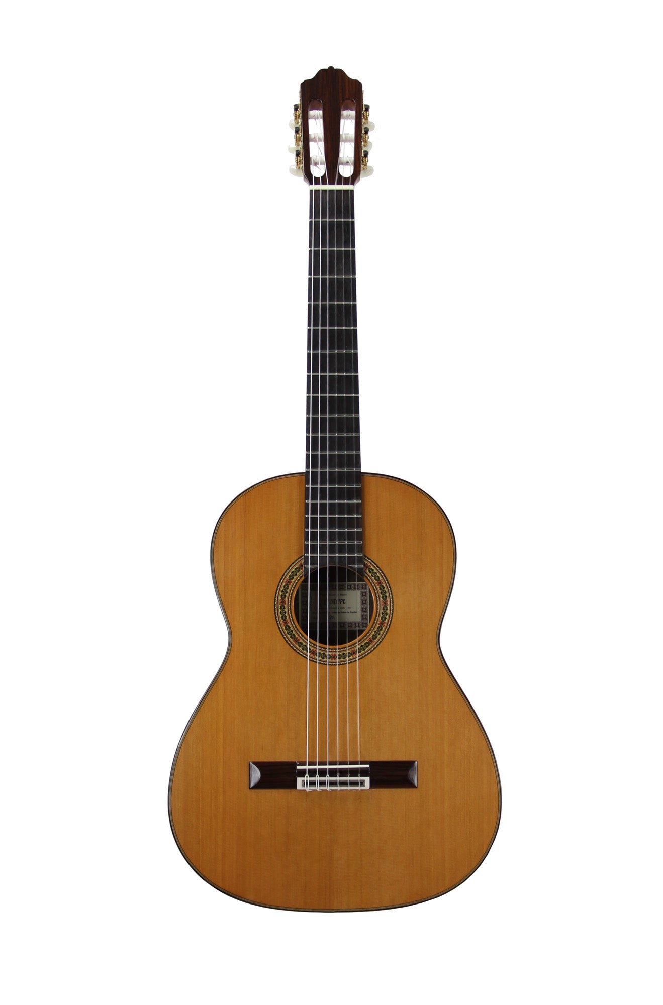 7SM, table épicéa massif, fond & éclisses mongoy massif, touche palissandre, soft case