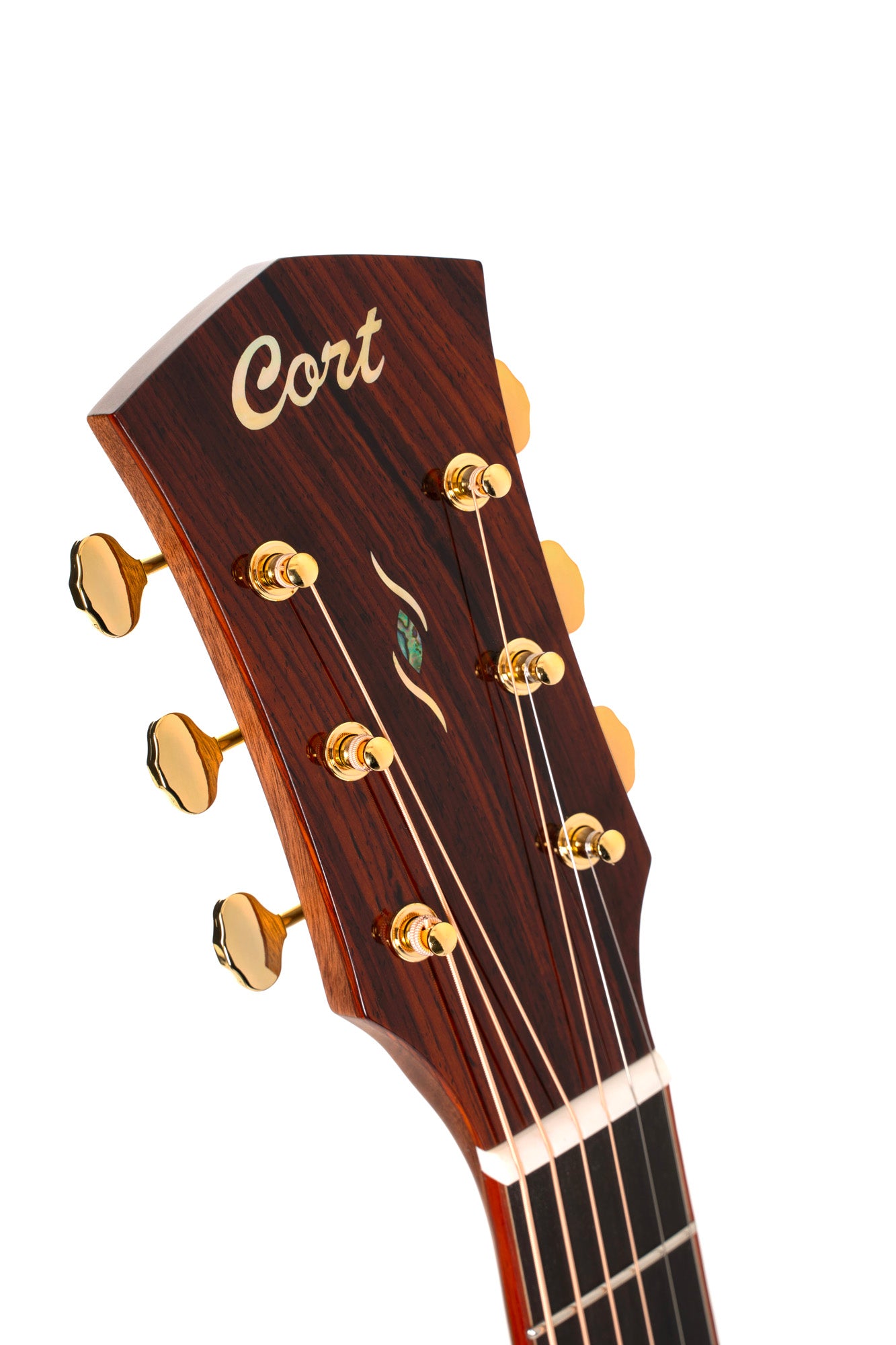 GOLD A10, forme Grand Auditorium, table épicéa Adirondack massif torréfié, f/e cocobolo massif, EQ Fishman, étui, brillant
