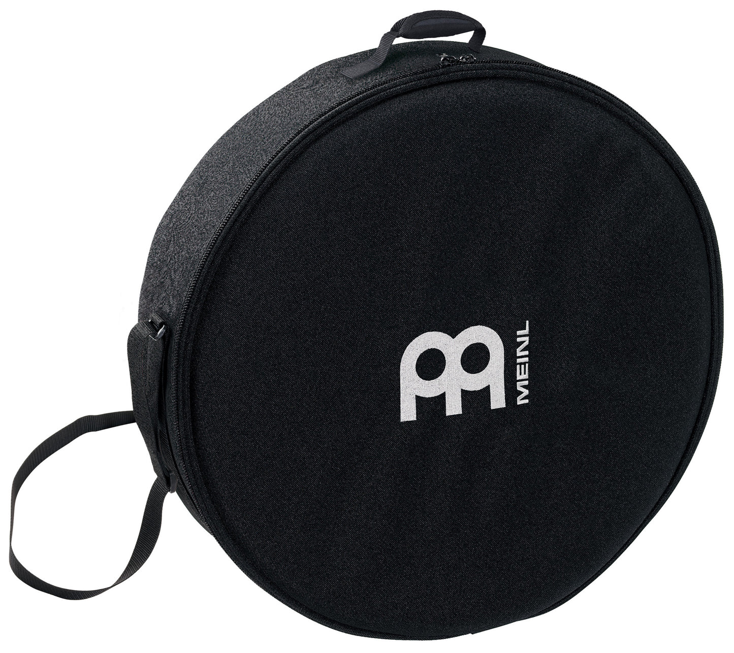 Housse pour Frame Drum 20", profondeur 2"1/2, nylon rembourré, poignée, sangle, double fermeture éclair, noir