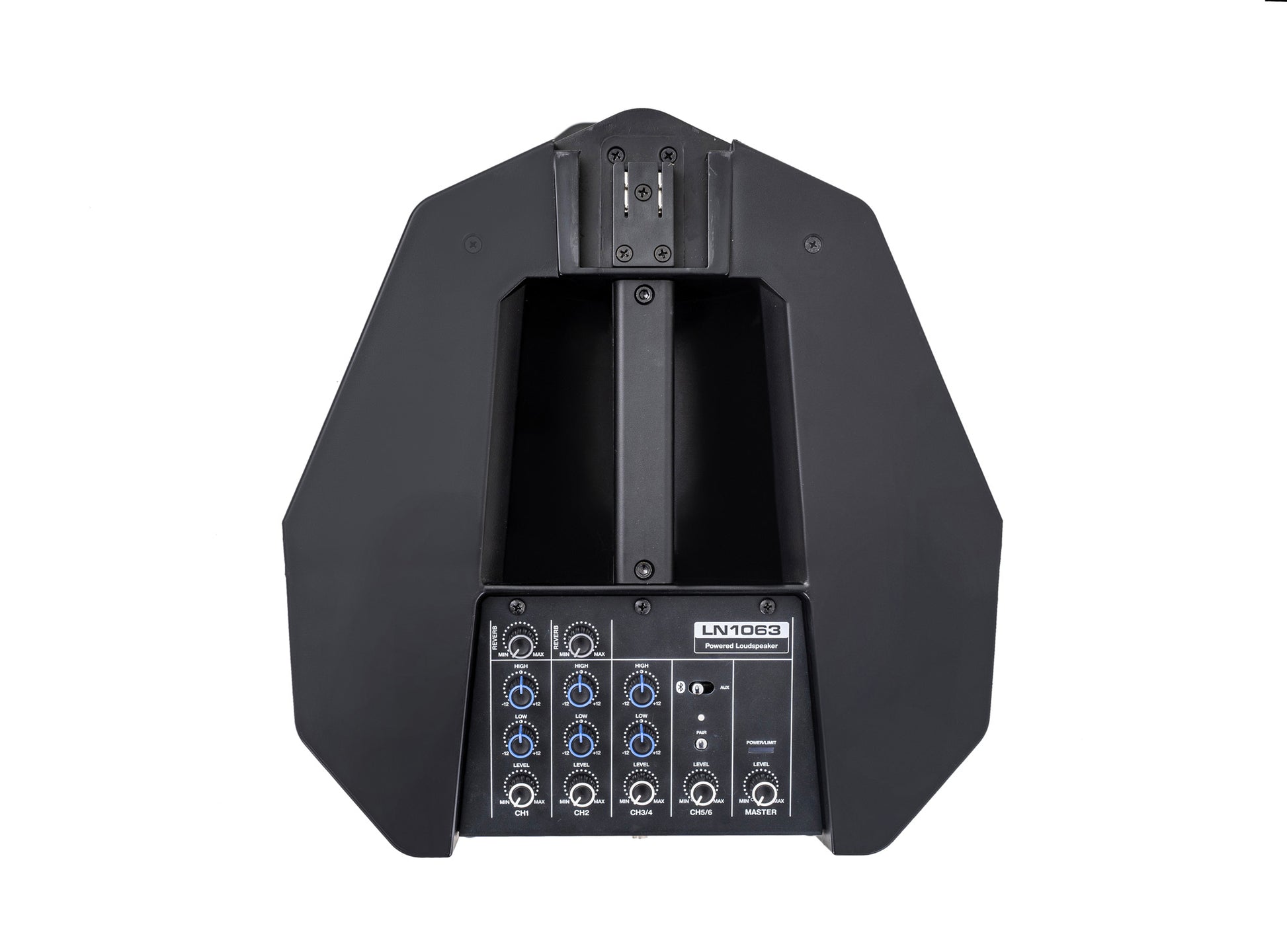 Système de sonorisation 500W, table de mixage 6 canaux, Bluetooth, subwoofer 8", sac de transport inclus, noir