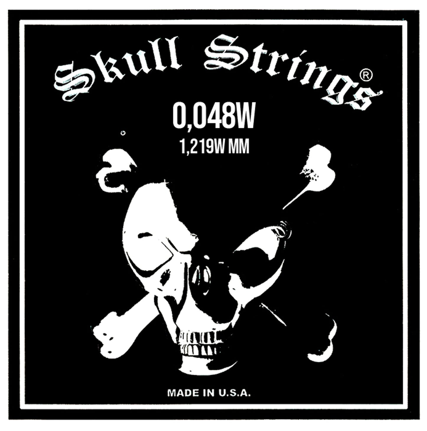Corde guitare électrique SKULL 048W