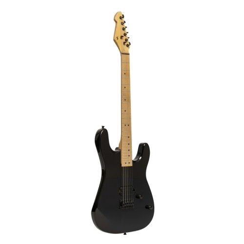 Stagg SEM-ONE H BK electric guitar, black Stratocaster style.