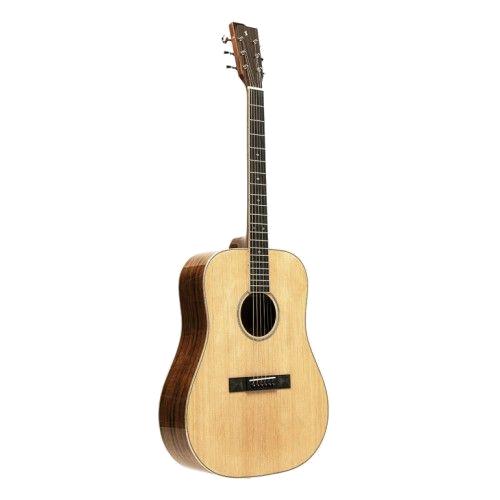 Stagg SA45 D-AC acoustic dreadnought guitar with spruce top.
