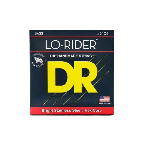 DR Lo-Rider Stainless Steel Bass Strings Medium 45-105