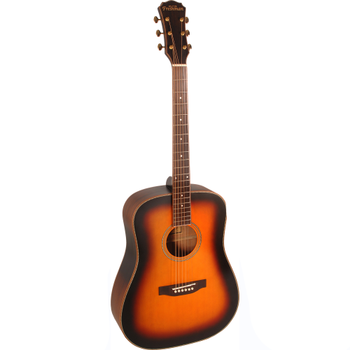 Freshman guitar, folk, SONGOTSB, dreadnought, sunburst