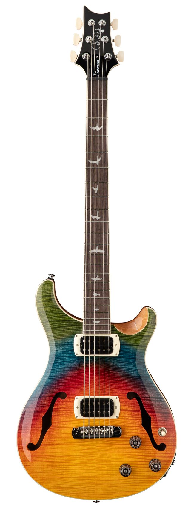 PRS SE ED SHEERAN FLAT BACK HB I BARITONE PIEZO KALEIDOSCOPE