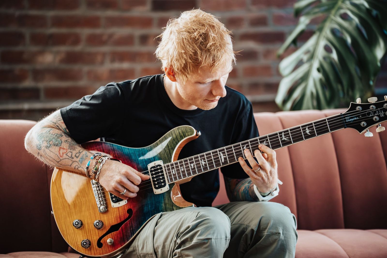 PRS SE ED SHEERAN FLAT BACK HB I BARITONE PIEZO KALEIDOSCOPE