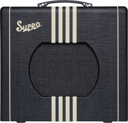 Supro Delta King 10 Black & Cream