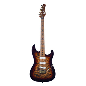 Godin Artisan ST-III Whiskeyburst EN + Etui