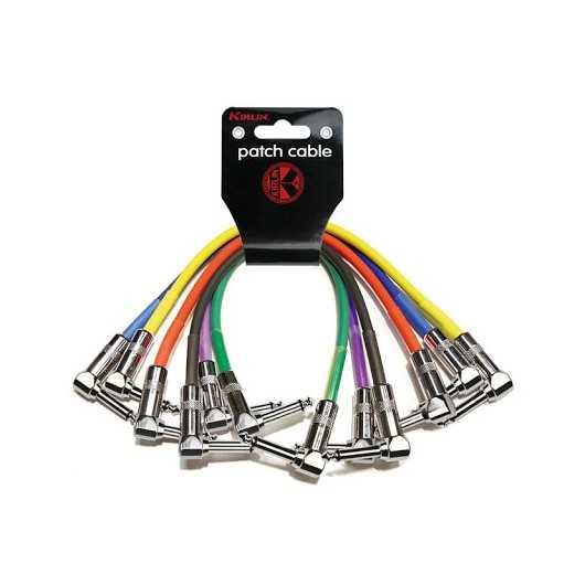 Kirlin IP6-243-015 Pack 6 Cables 0.15M Jack-Jack