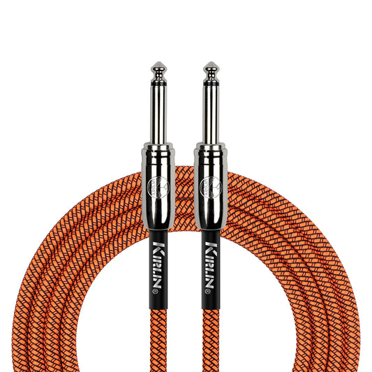 Kirlin IW201-6OR Cable Guitare Jack-Jack Mono 6 M